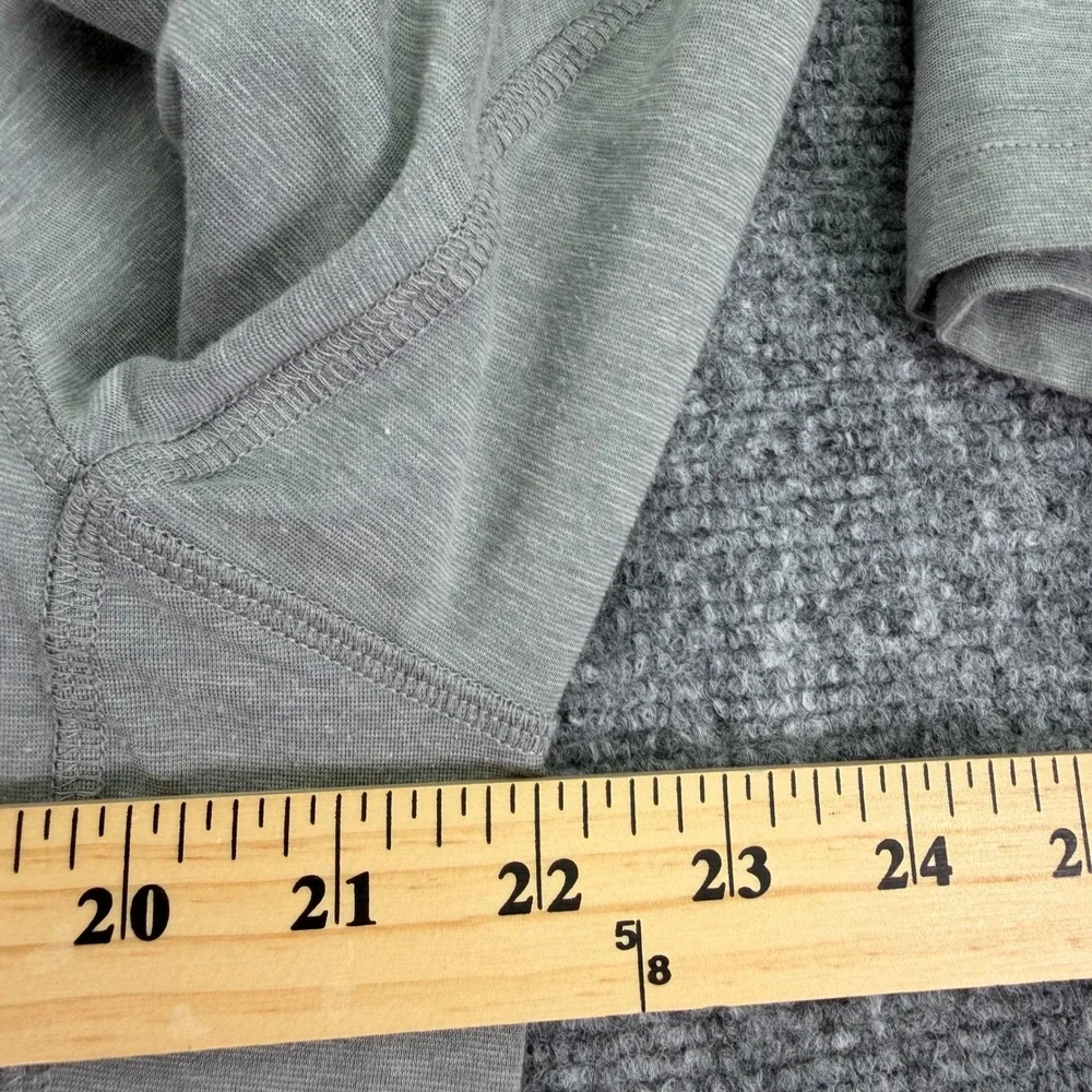 Travis Mathew Pullover Men Large Gray 1/4 Zip Long Sleeve Embroidered Golf *READ
